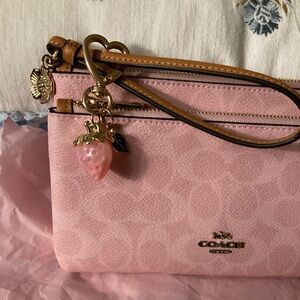 Pink Wristlet Wallet